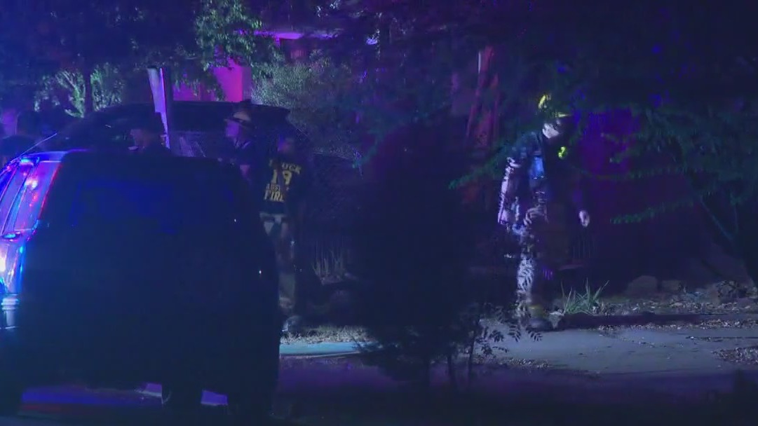 Crew fight "fully involved" house fire